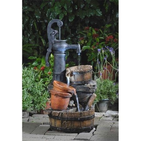 JECO Jeco FCL061 Classic Water Pump Fountain With Led Light FCL061